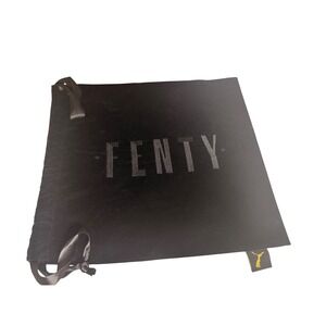 Authentic Fenty x Puma by Rihanna Black Velvet Drawstring Bag Shoe Pouch 15x14